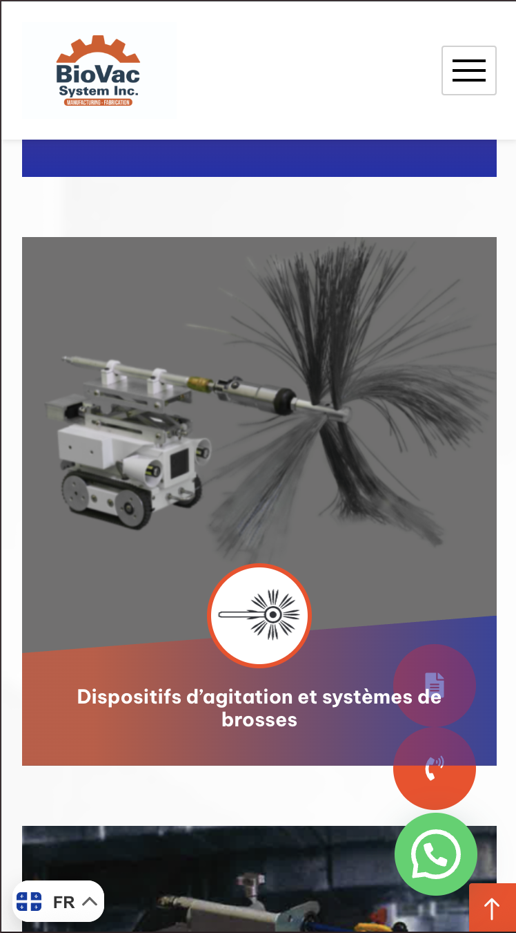 Ce projet consistait en la création d’un site web moderne et bilingue pour BioVac System Inc., mettant en valeur son expertise et offrant une navigation fluide adaptée à tous les appareils.