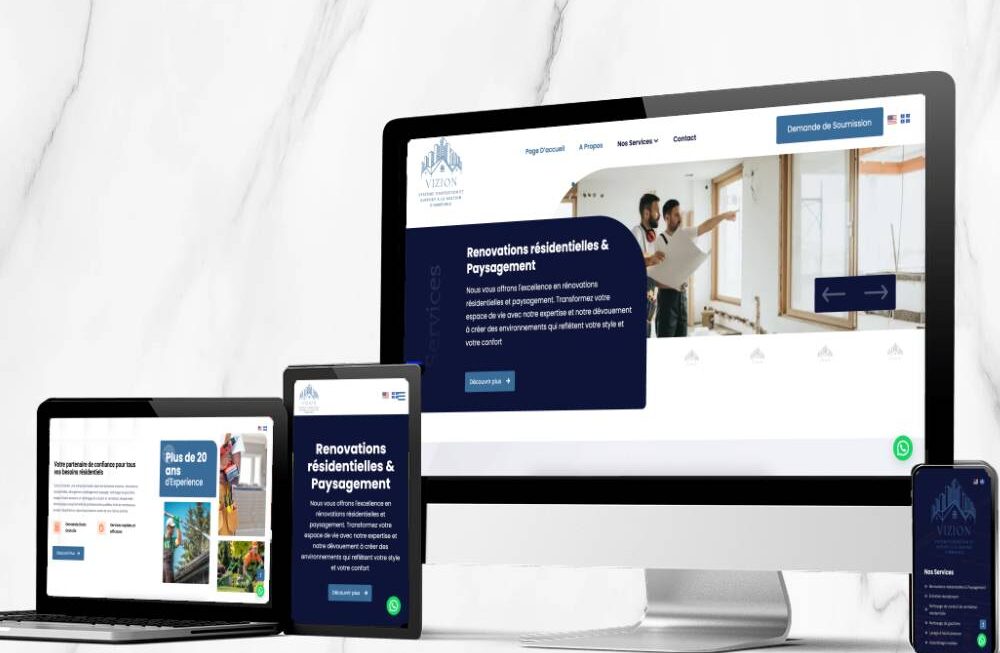 Ce projet consistait en la création d’un site web moderne et bilingue pour BioVac System Inc., mettant en valeur son expertise et offrant une navigation fluide adaptée à tous les appareils.