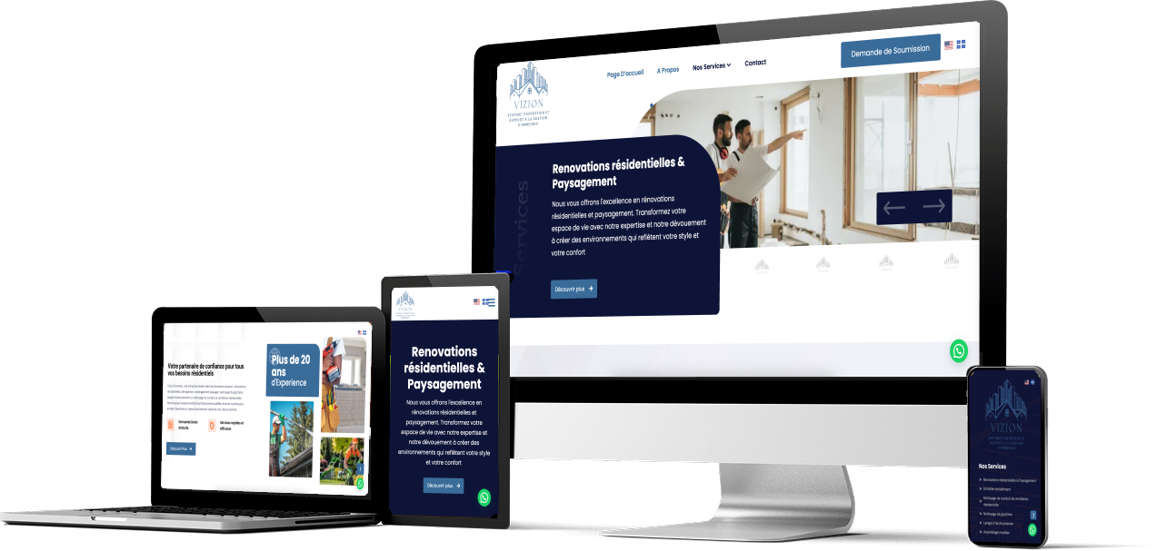 Ce projet consistait en la création d’un site web moderne et bilingue pour BioVac System Inc., mettant en valeur son expertise et offrant une navigation fluide adaptée à tous les appareils.