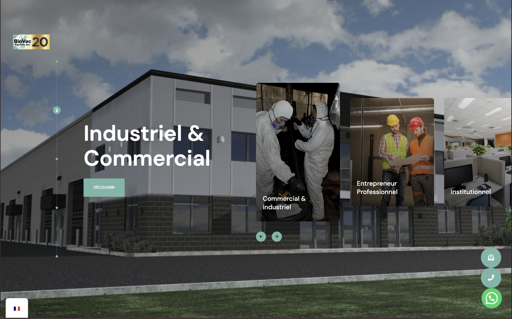 Ce projet consistait en la création d’un site web moderne et bilingue pour BioVac System Inc., mettant en valeur son expertise et offrant une navigation fluide adaptée à tous les appareils.