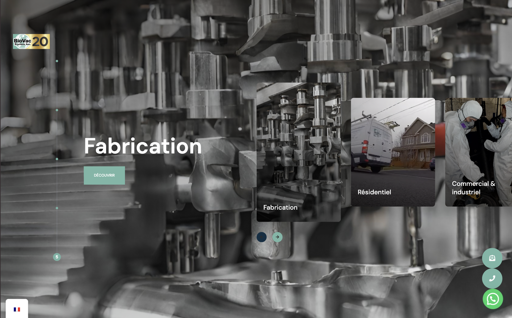 Ce projet consistait en la création d’un site web moderne et bilingue pour BioVac System Inc., mettant en valeur son expertise et offrant une navigation fluide adaptée à tous les appareils.