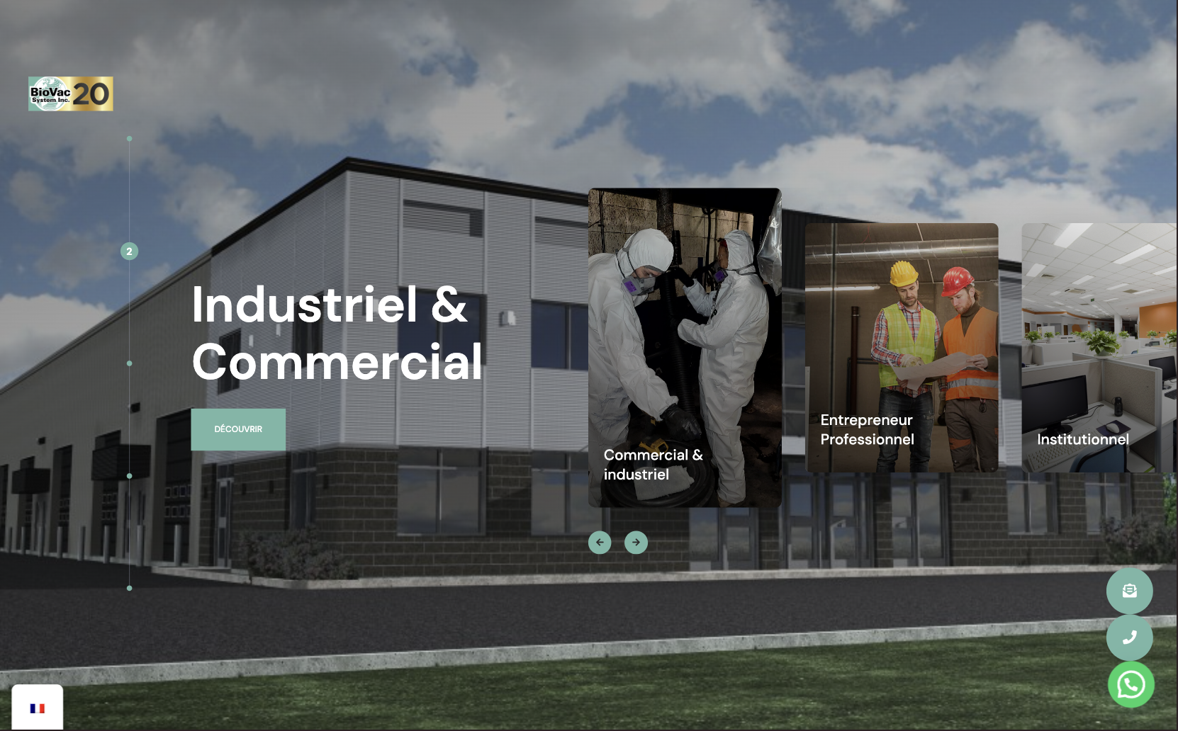 Ce projet consistait en la création d’un site web moderne et bilingue pour BioVac System Inc., mettant en valeur son expertise et offrant une navigation fluide adaptée à tous les appareils.