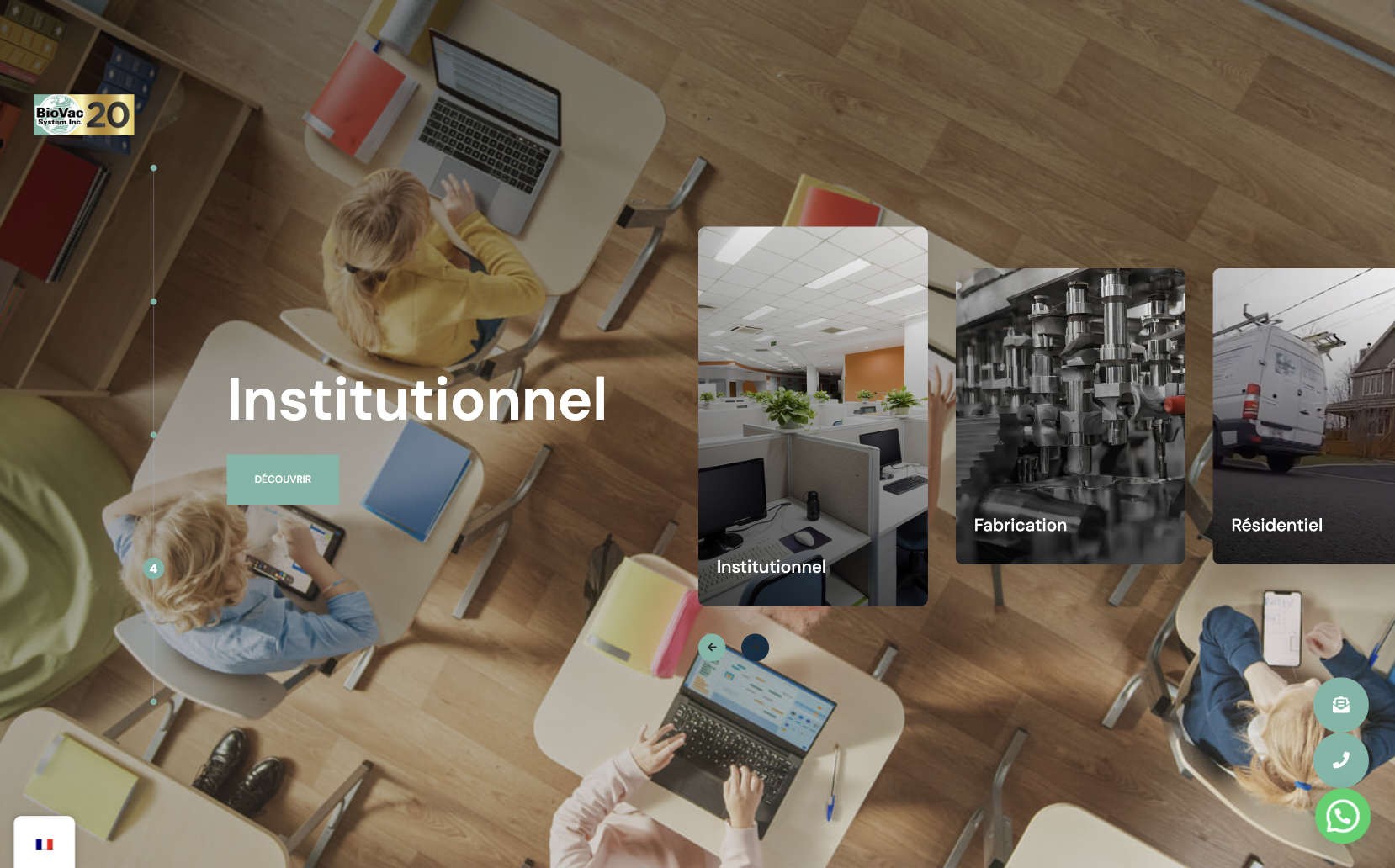 Ce projet consistait en la création d’un site web moderne et bilingue pour BioVac System Inc., mettant en valeur son expertise et offrant une navigation fluide adaptée à tous les appareils.